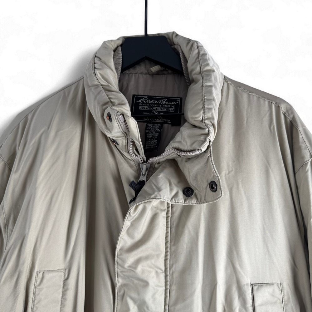 Goose Down Eddie Bower Mens Parka Coat Sz S Small - Picture 6 of 6